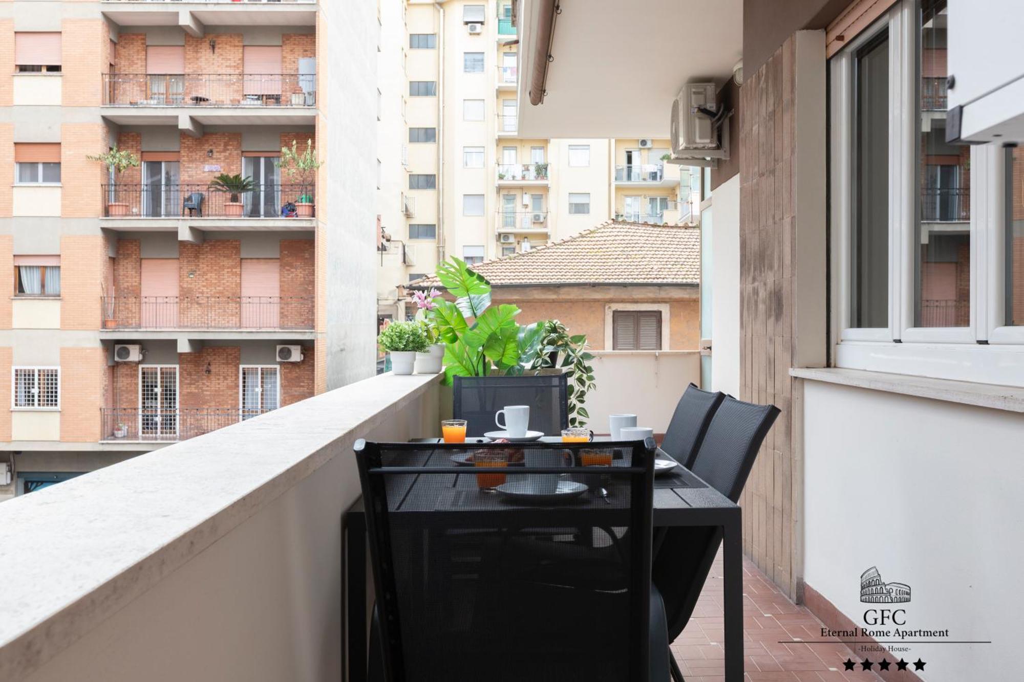 Gfc Eternal - 5min To Tiburtina Station Metrob, 2 Bathrooms, Terrace, A-c Apartment