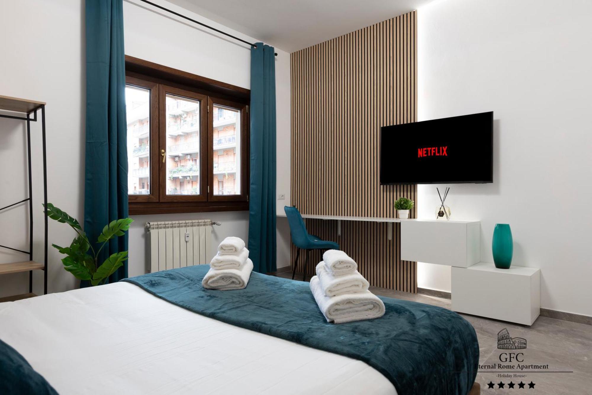Gfc Eternal - 5min To Tiburtina Station Metrob, 2 Bathrooms, Terrace, A-c Apartment